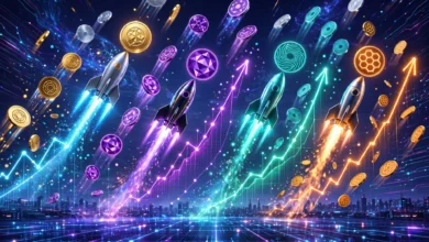 Fastest Growing Cryptocurrencies by Market Cap