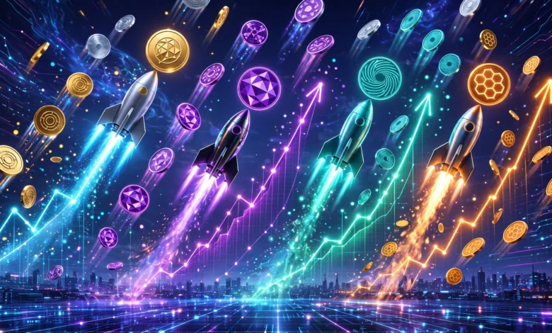 Fastest Growing Cryptocurrencies by Market Cap