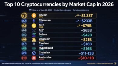 Top 10 Cryptocurrencies by Market Cap in 2026
